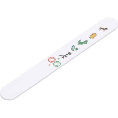 Carte de test d'optométrie pour enfants Vision Motif de dessin animé clair Bâton de fixation Testeur de vision pour hôpital ophtalmologique white