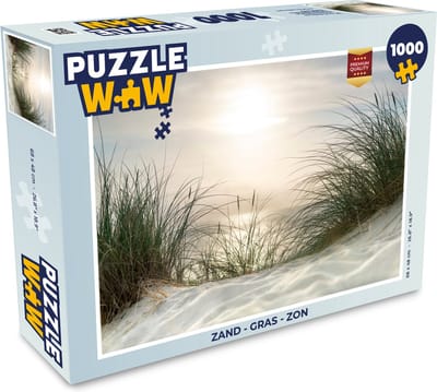 Puzzel Zand - Gras - Zon - Legpuzzel - Puzzel 1000 stukjes volwassenen