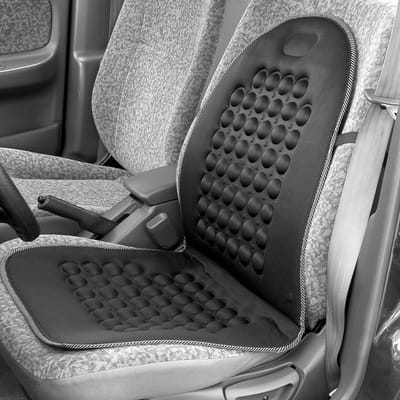 Carpoint Massagekussen Stoel – Met Bolletjes – Rugondersteuning – Ventilerend – Universeel – Voor Auto & Kantoor – Comfort