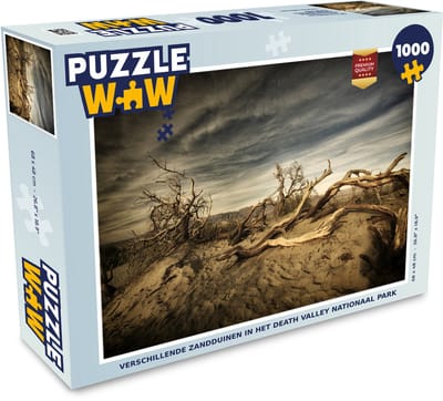 Puzzel Verschillende zandduinen in het Death Valley nationaal park - Legpuzzel - Puzzel 1000 stukjes volwassenen