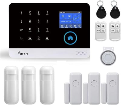 WIFI GSM Alarm Systeem - Thuisbeveiliging Set - Huis Beveiligen - Tuya Smartlife App - 100 Detectoren Opslag - C