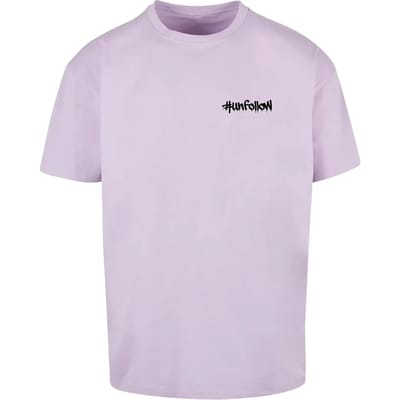 Dames-T-shirt oversized Merchcode Unfollow front X