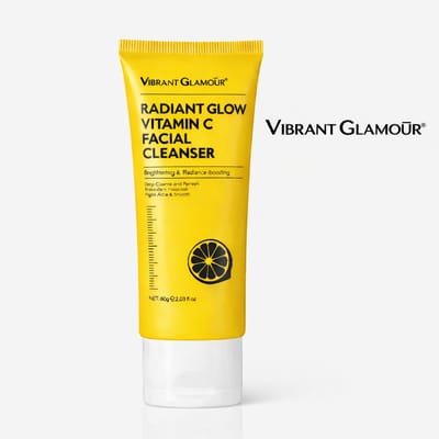 VIBRANT GLAMOUR Vitamine C Gezichtsreiniger – Vitamine C Face Wash – Diepe Reiniging & Hydratatie – Cleanser voor Stralende Huid
