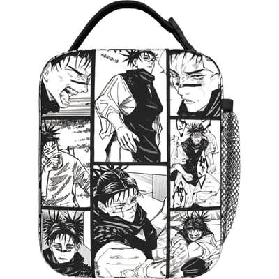 Gojo Satoru Geïsoleerde Lunchtas Thermische Tas Herbruikbaar, Lunchcontainer Jujutsu Kaisens Grote Capaciteit Draagtas Lunchbox Bento Pouch One Size