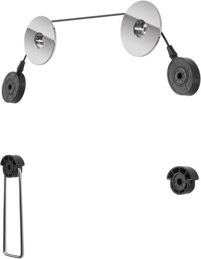Tv muurbeugel voor 37-70 inch schermen - Basic - Vast - Ultravlak - Tot 50kg - Zwart