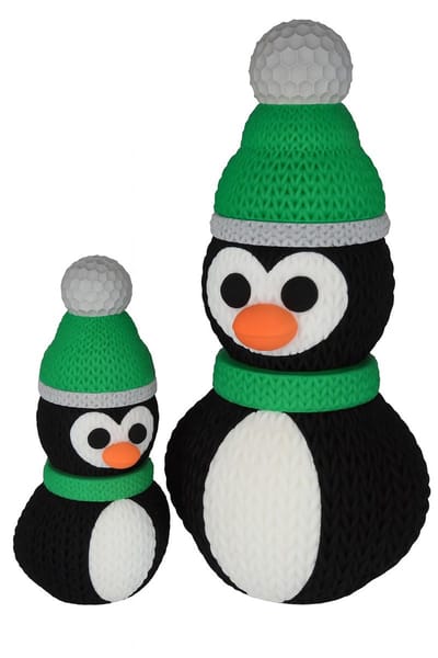 Kerstdecoratie pinguin klein 3d geprint gehaakt motief kerstversiering winter decoratie