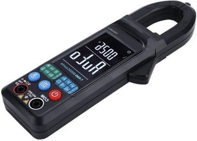 Digitale Klemmultimeter - Spanningsstroomtester - Circuitonderhoud - Kleuren LCD-display - 6000 Cijfers - Zwart
