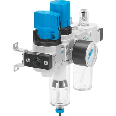 Festo Luchtverzorgingsunit G1/8'' 0.5-12bar 640l/min 40µm Mini - 185815 - P2X7F