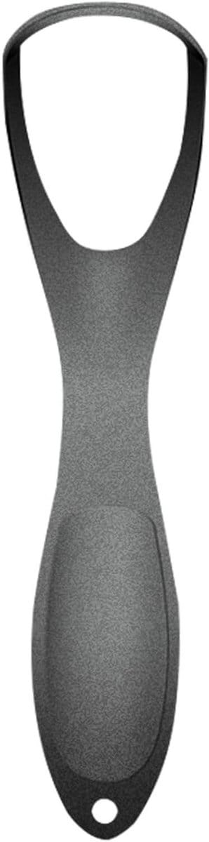 Tongschraper Metaal - Frisse Adem Hulp - Mondhygiëne Verbeteren - Ergonomisch Antislip Handvat - 145 cm - Zilver