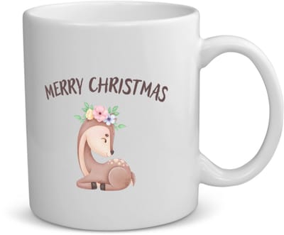 Akyol - kerst rendier koffiemok - theemok - Kerstmis - kerst beker - winter - kerst - christmas - kerst cadeau - 350 ML inhoud