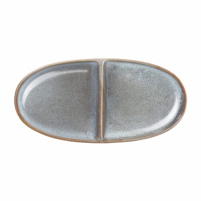 Aperitief Bord ASA Selection Saisons Ovaal 2-Secties Denim