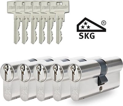 Pfaffenhain SKG3 - cilindersloten - 5 stuks gelijksluitend - 30/30  - ZS31E