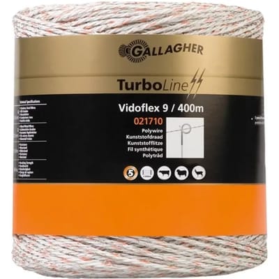 Gedraaide draad Gallagher Vidoflex Turboline Plus
