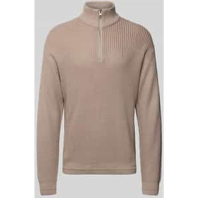 JACK&JONES - JJKAITO KNIT HALF ZIP BF - Heren - Gebreide truien