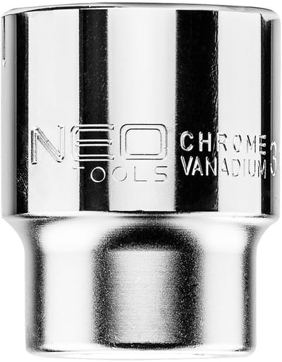 NEO Serie - 12-Punts Dopsleutel - 3/4", 34 mm - Chroom-Vanadium - TÜV Certificaat