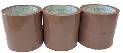Verpakkingstape Transparant of Bruin - 48 mm x 66 m - Sterke Plakband voor Dozen
