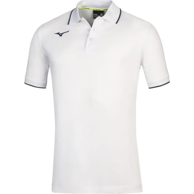 Mizuno Sportpolo - Maat XXL  - Mannen - wit/donker blauw