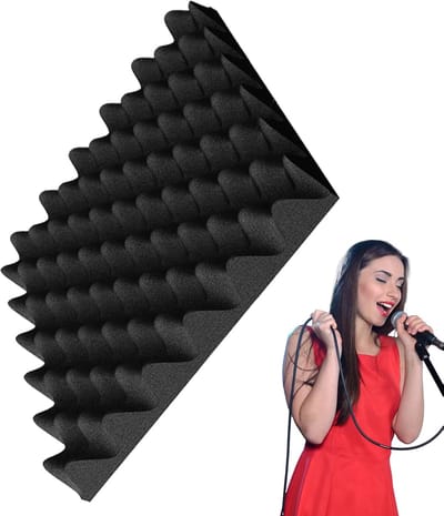 Akoestische Panelen - Geluidsisolatie Platen - Studio Verbetering - Vlamvertragend Zelfklevend - 30x30x5cm