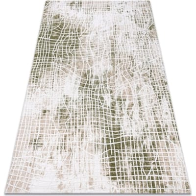 Kleden Rugsx Tapijt ACRYL USKUP 9483 ivoor / groen 100x300 cm