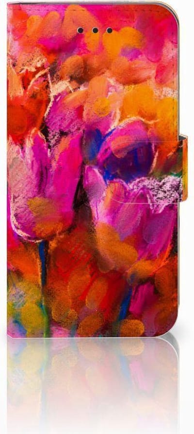 Boekhoesje voor Hoesje Apple iPhone X | Xs Tulips