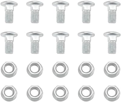 Dailygoody - M8x15mm Ronde Kop Schroeven - 100 Sets - Zilver - Bouten en Moeren - Geschikt voor Kabelgoten - 100x60mm tot 300x60mm