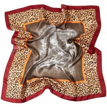 Sjaal Alberto Cabale Cheetah Cléo zijde vierkantje