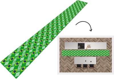 Keukenloper - Keukenmat - Brazilië - Voetbal - Patronen - 400x50 cm - Keuken vloerkleed