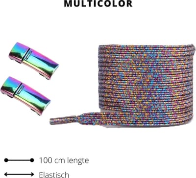 Beste Veters-Schoenveters - Magnetische veters - Elastische veters - Veter sluiting - Veters 100 cm - Veters zeven kleuren