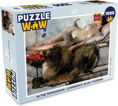 Puzzel In the tepidarium - Lawrence Alma Tadema - Legpuzzel - Puzzel 1000 stukjes volwassenen