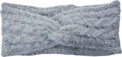 Clayre & Eef Hoofdband Vrouwen 10x22 cm Grijs Synthetisch