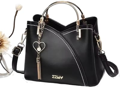 Luxe lederen handtas - Elegante schoudertas - Mode - Dames - Stijlvol - Casual