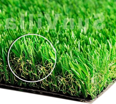Kunstgras Tapijt - Balkon Tapijt Grasmat - Tuin Decoratie - UV-Bestendig Garen - 4 x 13 voet - Groen