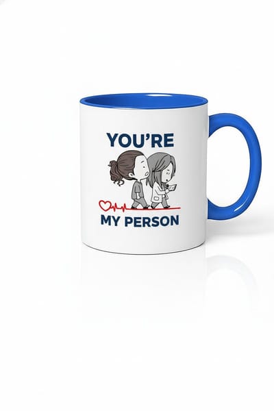 Grey's Anatomy 'You're My Person' Mok - Perfect Vriendschapscadeau voor Medische Fans
