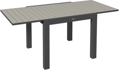 Outsunny Gartentisch Aluminium Grau