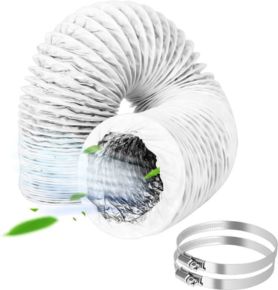 Dailygoods - Flexibele Afvoerslang Ø 100 mm - 3 Meter voor Airconditioning en Afzuigkap