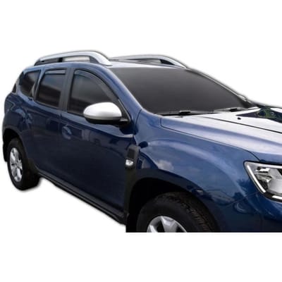 Wind deflectors - SCOUTT - Dacia Duster 2017-2024 - Gerookt - Versterkt acryl - Eenvoudige installatie