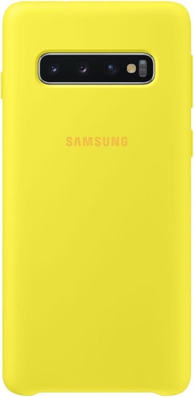 Samsung Silicone Cover - voor Samsung Galaxy S10 - Geel