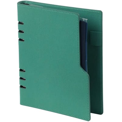 1016-18 A5 6 Ringplanner Agenda Mintgroen 1 week per 2 paginas 2026-2027-2028