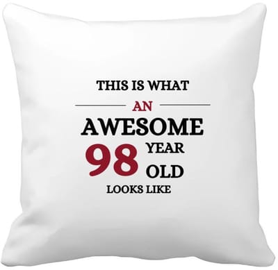 Akyol - this is what an awesome 98 year old looks like Kussen hoes - Hoera 98 jaar - iemand die 98 jaar is geworden - de jarige - verjaardagscadeau - kado - geschenk - gift - leuke verjaardagscadeau - felicitatie - 40 bij 40 cm