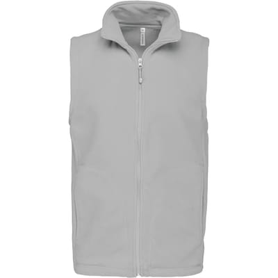 Fleecebodywarmer 'Luca' merk Kariban maat L Snow Grey