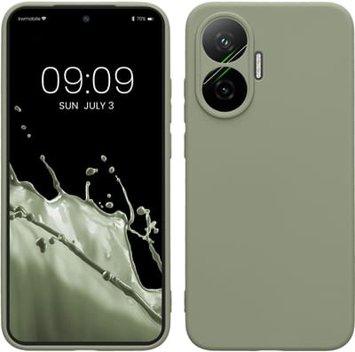 kwmobile telefoonhoesje geschikt voor Xiaomi Poco F7 - Hoesje voor smartphone - Precisie camera uitsnede - In grijsgroen