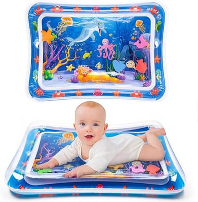 RWB® Watermat - Watermat Baby - Waterspeelmat Baby - Blauw - 67cm x 51cm x 10cm