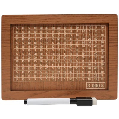 Houten Spaarpot met Teller Markeerpen Vintage Spaarvarken Cijfers Munt Geld Container Geld Besparen Uitdagingen Doos