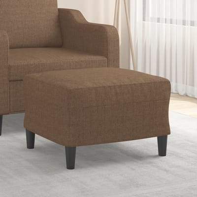 vidaXL Voetenbank 60x50x41 cm stof bruin
