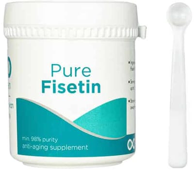 FISETINE (Hansen)- 30 gram pure poeder +98% zuiverheid incl. maatlepel - Goed voor 300 doseringen van 100mg - Goedkoopste per gram -onafhankelijk getest - gemaakt in Europa