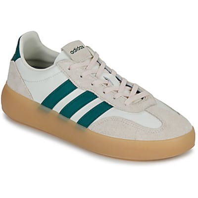 Adidas Heren Barreda Decode Sneaker Leer Streetstyle JR1230 Off White/Collegiate Green