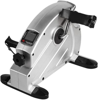 Pedaaltrainer Onder Bureau - Mini Hometrainer Been Arm - Lichaamsrevalidatie Thuis - Compact Ontwerp 30cm Hoog