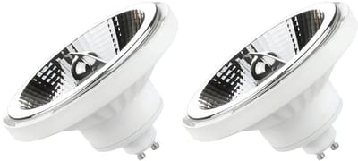 Spectrum GU10 LED Spot AR111 - 10 Watt - 230V - 1000 Lumen - 4000K Neutraal wit - Natuurlijk licht - Energiezuinig - 2 stuks