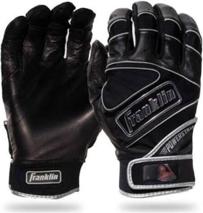 Franklin Honkbal/Softbal Slaghandschoenen Volwassenen| Maat S Kleur Black