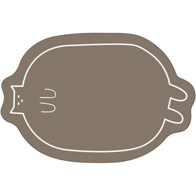 Cartoon Kat Huis Badkamer Anti-Slip Mat Halfrond Slijtvast Waterabsorberende Vloermat Badkamerdeur Diatomeeënaarde Vloermat 50 * 80cm